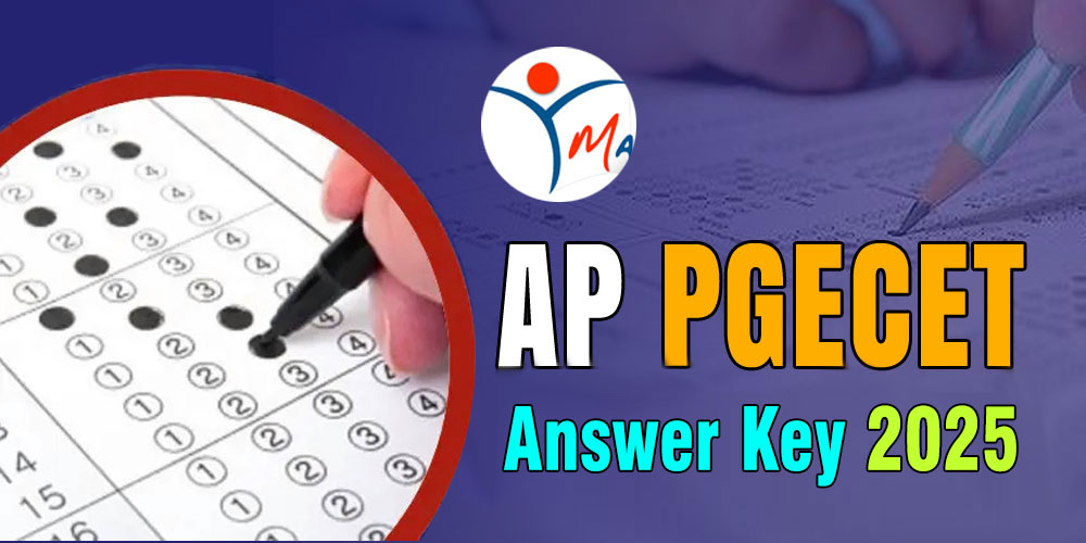AP PGECET Answer Key 2025 Download