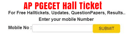 AP PGECET 2024 Admit Card