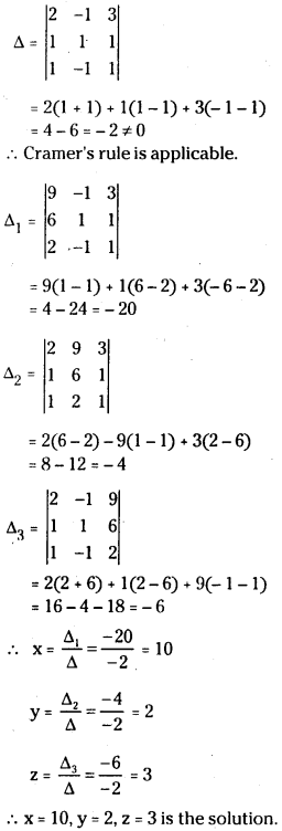 TS Inter 1st Year Maths 1A Solutions Chapter 3 Matrices Ex 3(h) 9