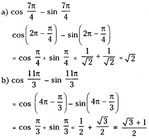 TS Inter 1st Year Maths 1A Solutions Chapter 6 Trigonometric Ratios upto Transformations Ex 6(a) 2