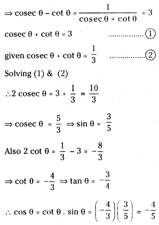 TS Inter 1st Year Maths 1A Solutions Chapter 6 Trigonometric Ratios upto Transformations Ex 6(a) 3