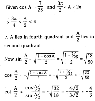 TS Inter 1st Year Maths 1A Solutions Chapter 6 Trigonometric Ratios upto Transformations Ex 6(d) 6